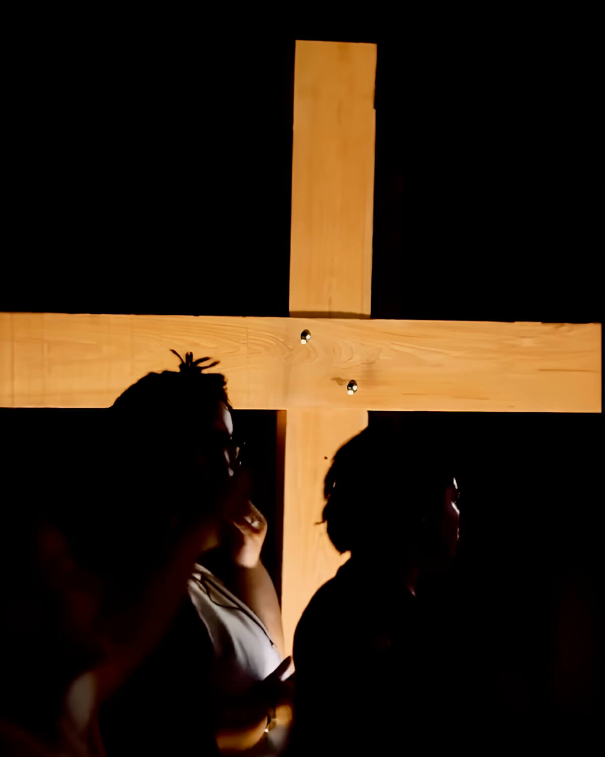 A cross at Nations House of Prayer